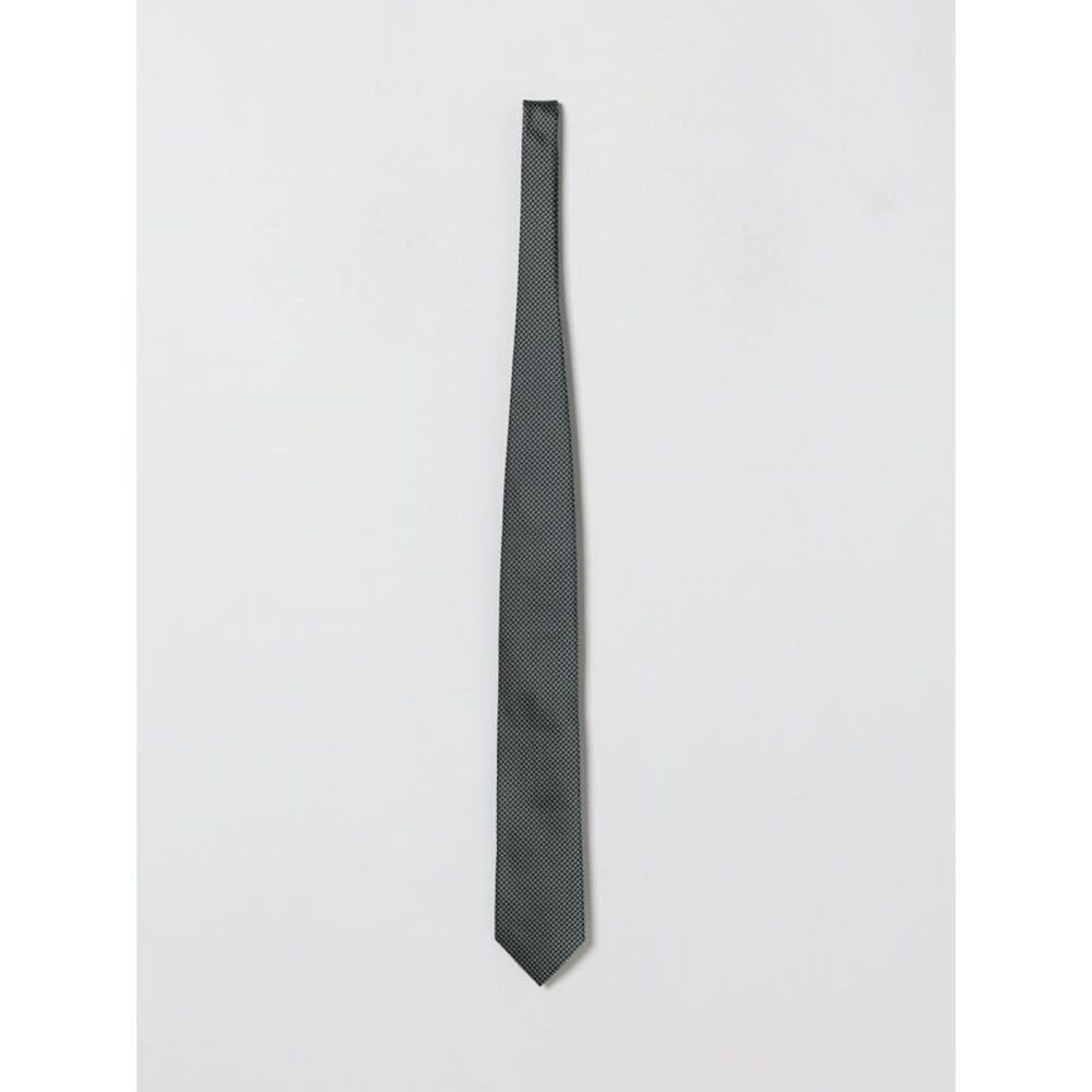 Zegna Men Zegna Jacquard Silk Tie